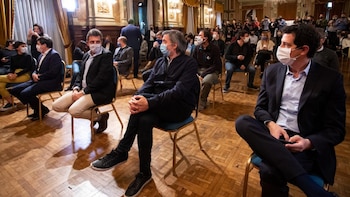 En la jura de Andrés