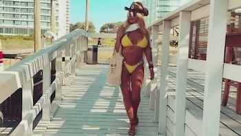 Graciela Alfano, a pura sensualidad