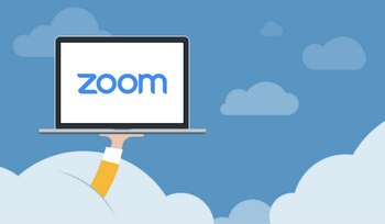 El logo de Zoom