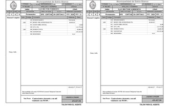 Recibo de sueldo de Héctor