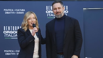 Santiago Abascal defiende a Giorgia Meloni frente a las críticas de Donald Trump: “A los aliados no hay que atacarlos”