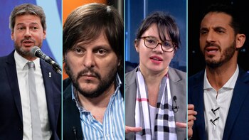 Matías Lammens, Leandro Santoro, Gisela