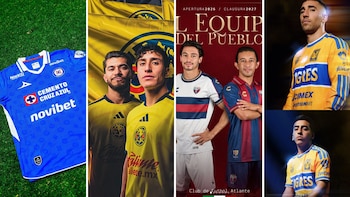 Así son los nuevos jerseys de los equipos de la Liga MX para el Apertura 2026