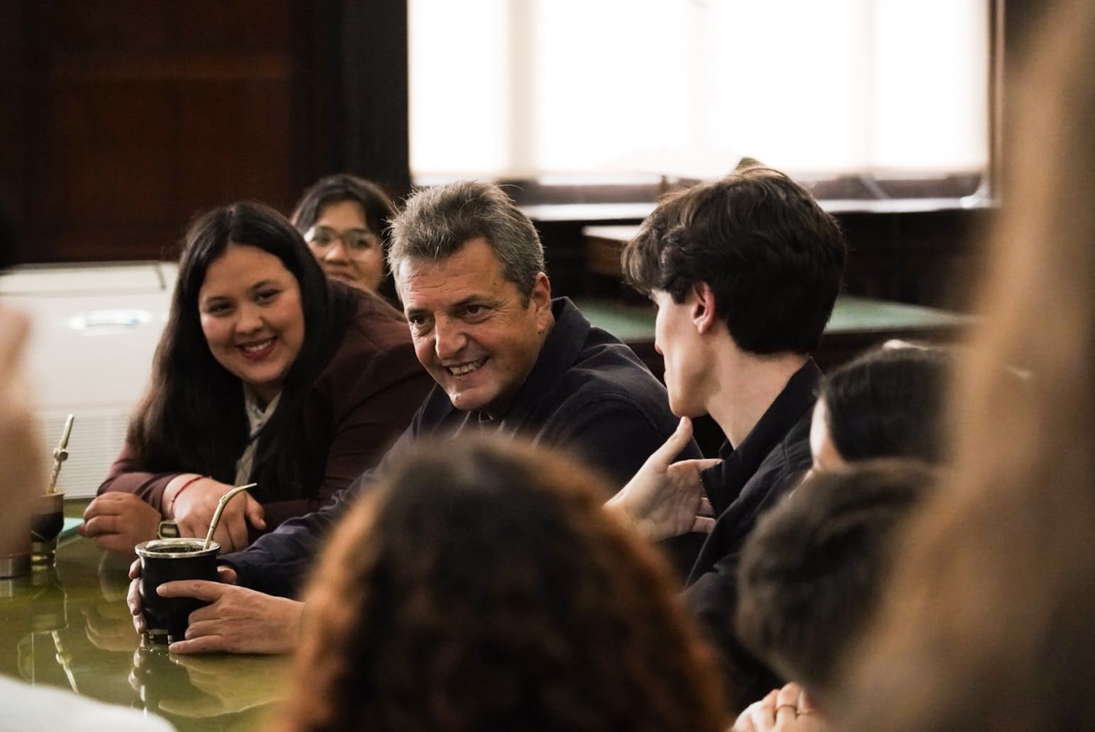 Sergio Massa participó del encuentro de la juventud del Frente Renovador en la Facultad de Derecho de la UBA (Frente Renovador)