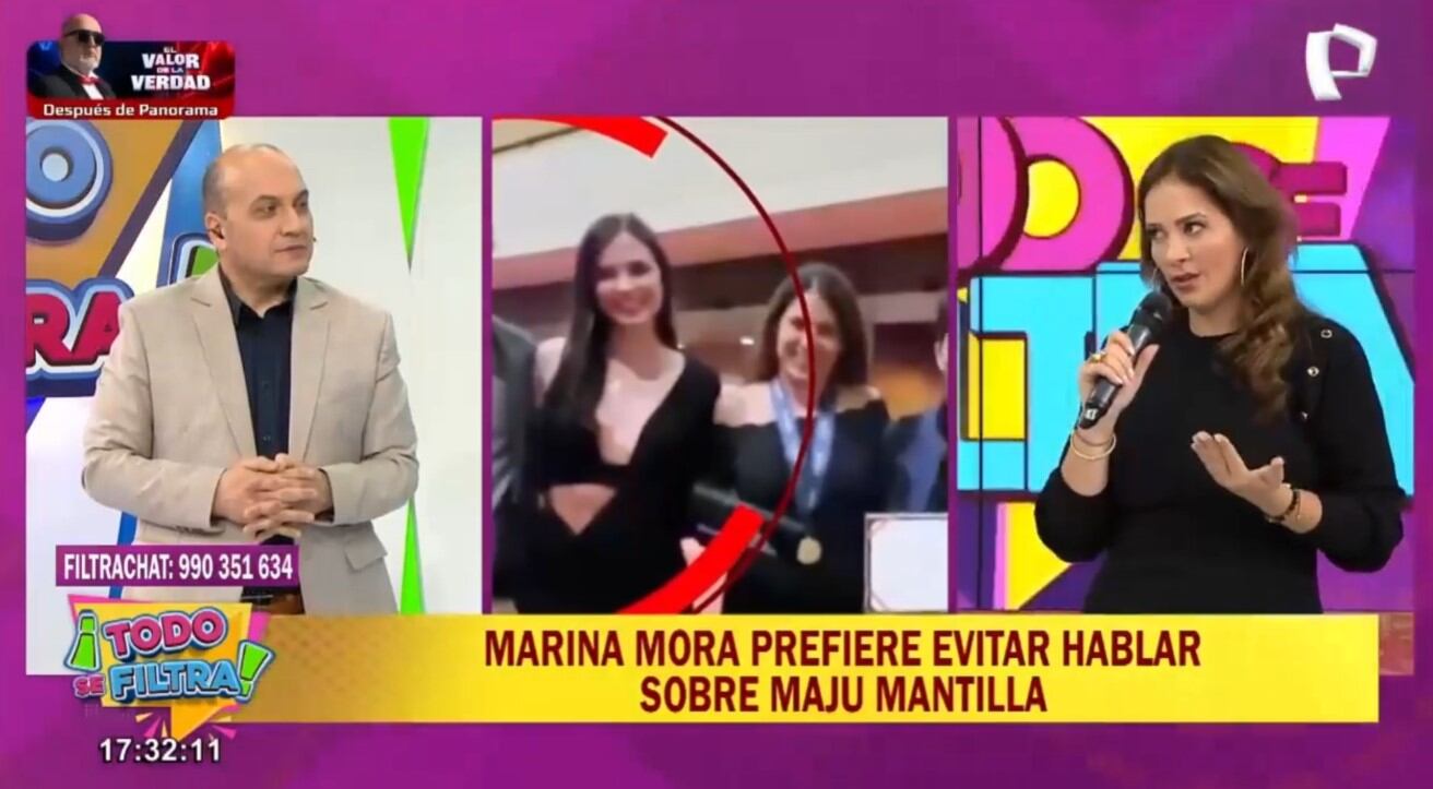Escándalo Maju Mantilla: Metiche asegura que Gustavo Salcedo quiso exponer chats a la TV. Infobae Perú / Captura TV - Panamericana TV