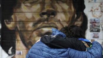 Un fanático de Maradona hizo