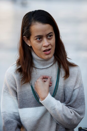 Biani López, una de las