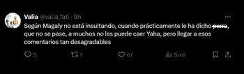 Críticas contra Magaly Medina. Captura/X