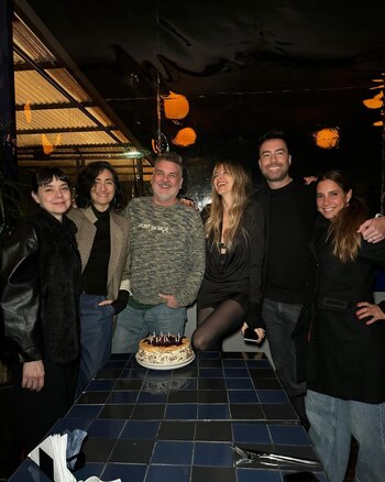 Guillermina Valdés celebró junto a