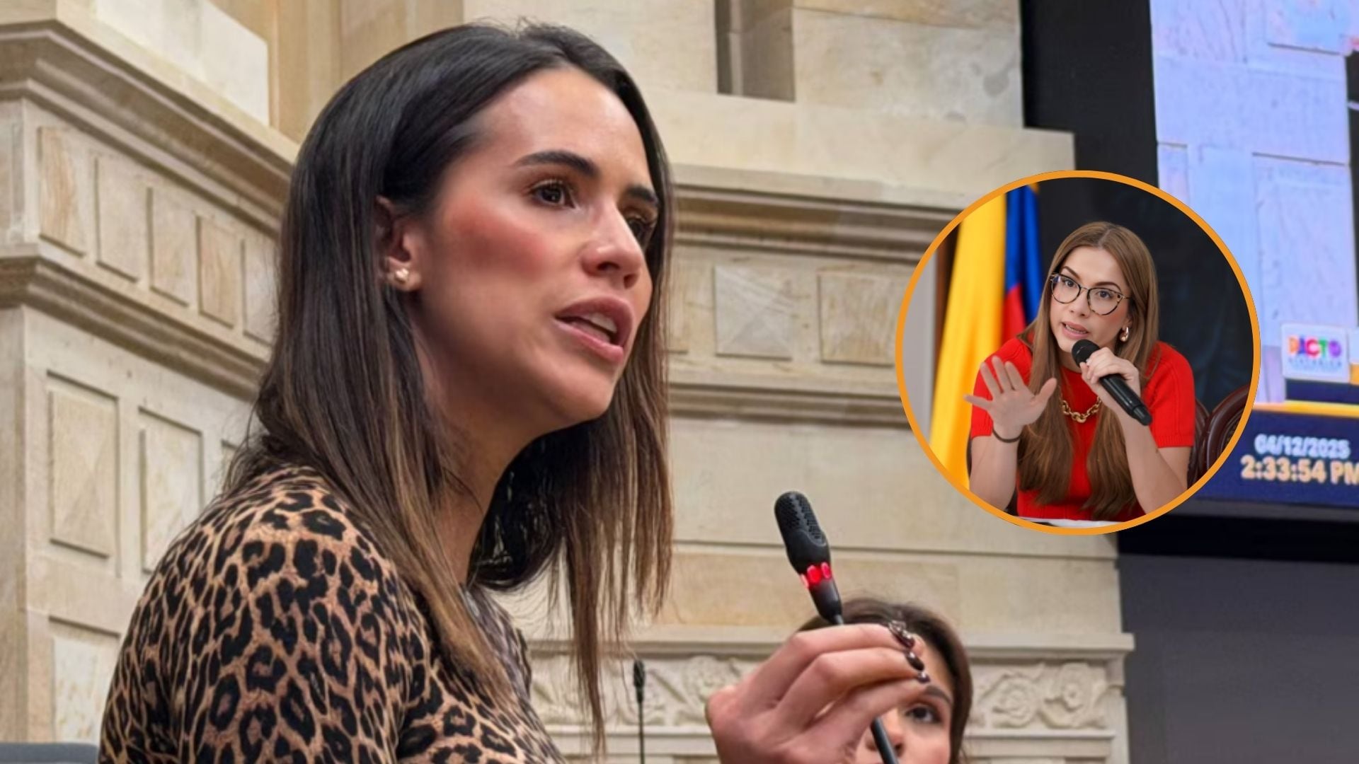 Mafe Carrascal denuncia uso del Capitolio para campaña de Cathy Juvinao - crédito Montaje Infobae