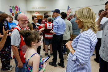 La primera dama viajó junto