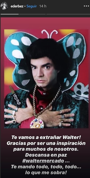 El mensaje que compartió Eugenio