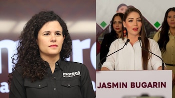 Jasmine Bugarín y Luisa María Alcalde