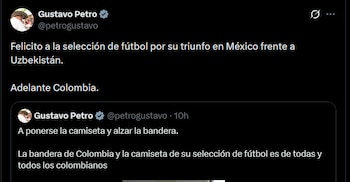 Gustavo Petro - crédito @petrogustavo/X