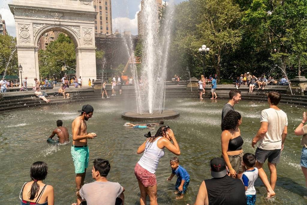 El National Weather Service emitió una advertencia de calor extremo con índices cercanos a 46°C en Washington y gran parte del noreste de Estados Unidos. (Secret NYC)