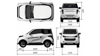 Las dimensiones del Zetta, similares