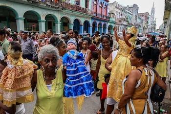 Virgen de la caridad y día de Oshún en La Habana, Cuba