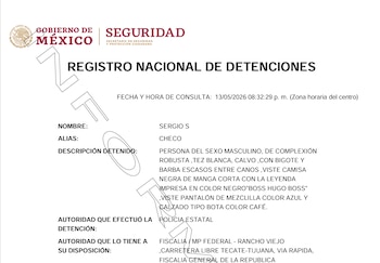 Cae "El Checo", jefe criminal ligado al CJNG en Baja California