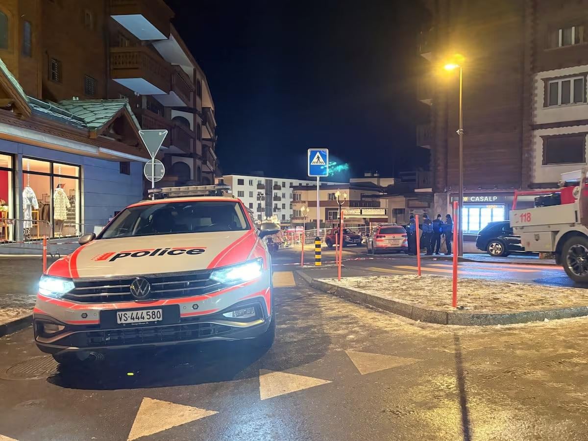 Varios muertos y heridos en un incendio en la estación suiza de esquí de Crans Montana