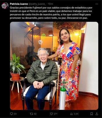 Vicepresidenta del Congreso expresó su