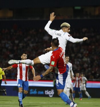 Ronald Araújo en el partido