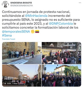 Protestas de la comunidad del