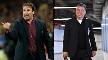 Néstor Lorenzo y Marcelo Gallardo