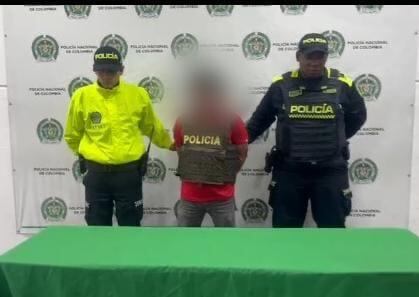 José Manuel Vera Fernández, alias José, fue capturado en la localidad de Ciudad Bolívar, en Bogotá - crédito Policía Nacional