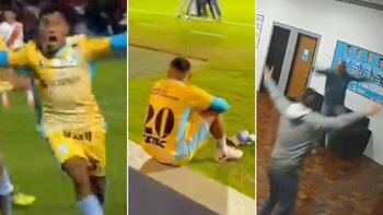 Los curiosos festejos de Temperley ante River: el fotógrafo en cancha, el jugador que no gritó y el video viral de una cámara de seguridad