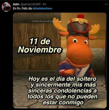 Meme día del soltero