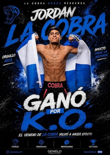 El recorrido amateur de Orozco incluyó 81 victorias y cuatro campeonatos nacionales en Nicaragua.(Foto: Redes de "Cobra" Orozco)