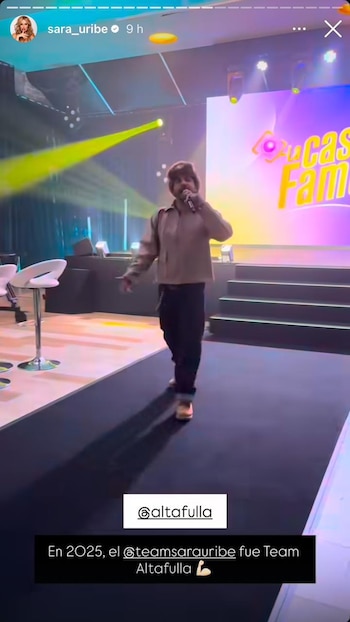 Sara Uribe reveló que apoyó