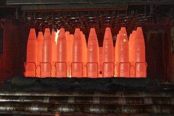 El cartucho de 155 mm