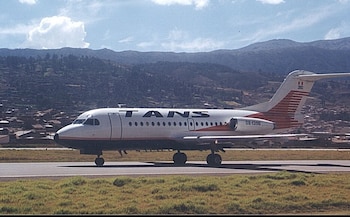 Una aeronave de TANS Perú