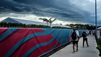 Portugal tuvo que cambiar sus planes de entrenamiento de cara al debut en la Copa Mundial de la FIFA por tormenta eléctrica en Miami