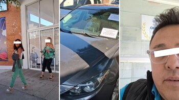 El sujeto grabó a las