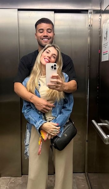 Nayla Rosica, actual pareja de Chelo Weigandt, trabajó como nutricionista en Boca Juniors, lo que fortaleció su vínculo con el club