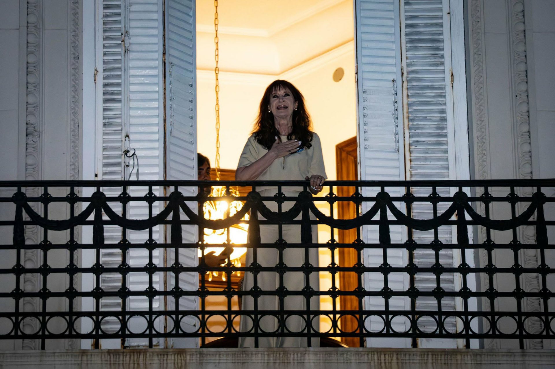 La intendente de Moreno compartió las imágenes del encuentro (@marielfmoreno1)