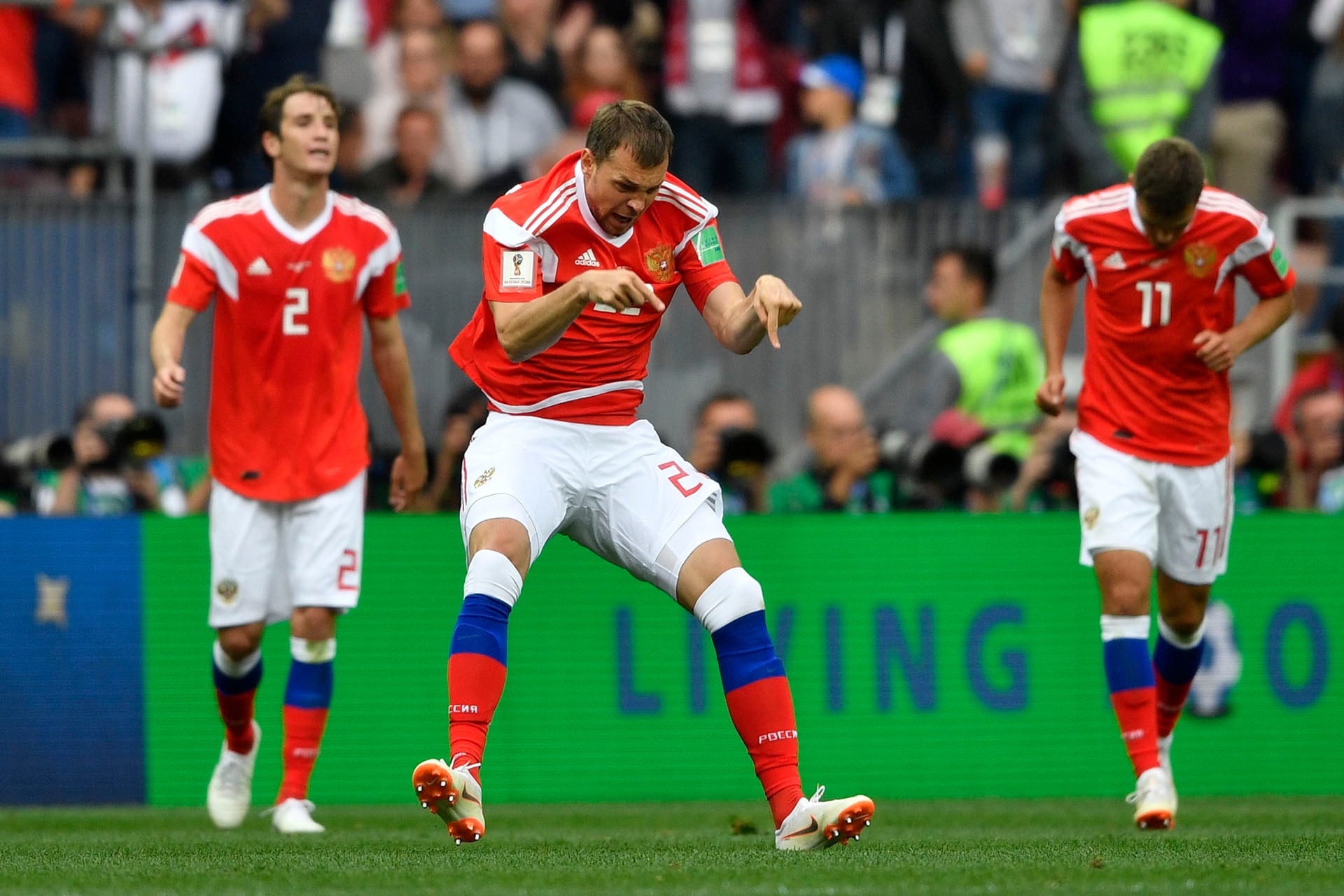 Rusia jugó su último Mundial en 2018, cuando fue anfitrión (AFP PHOTO / Alexander NEMENOV)