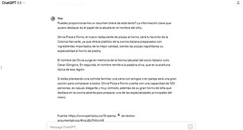 Solicitar resúmenes generales a ChatGPT