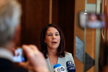 Anna Baerbock, ministra de Exteriores