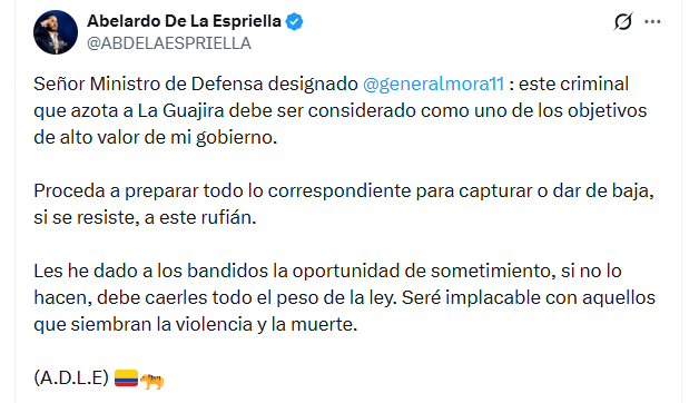 De la Espriella declaró a