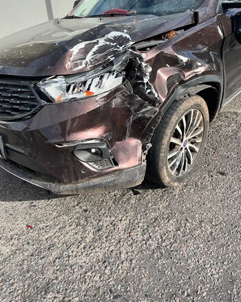 "Uno venía a una velocidad