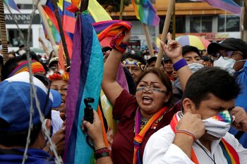 FOTO DE ARCHIVO: Simpatizantes del