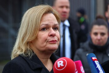 La ministra del Interior alemana,