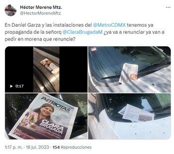 Usuario reportó que se repartieron