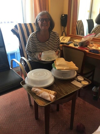 Ann, pasajera del Grand Princess,