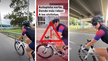 Ciclista alertó por uno de los tramos con más robos a deportistas en Bogotá: el sector de la autopista Norte es señalado como “temido”