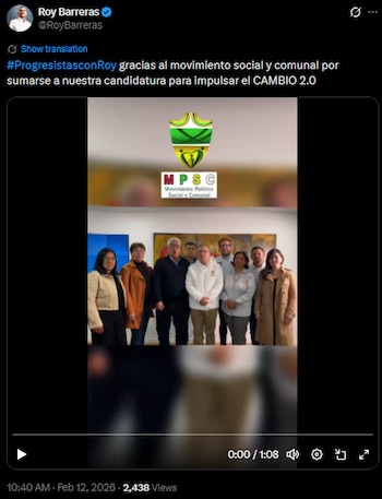 Representantes comunales hicieron un llamado