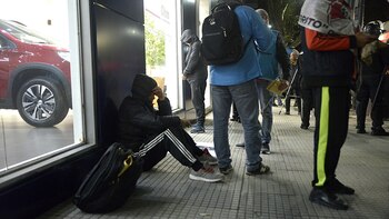 Uno de los demorados por